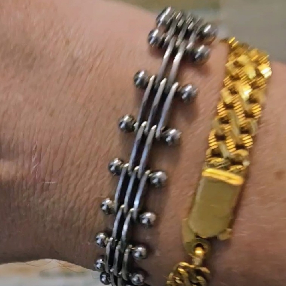925 Sterling Ball and Pin link  Mexico Bracelet. - Picture 9 of 10